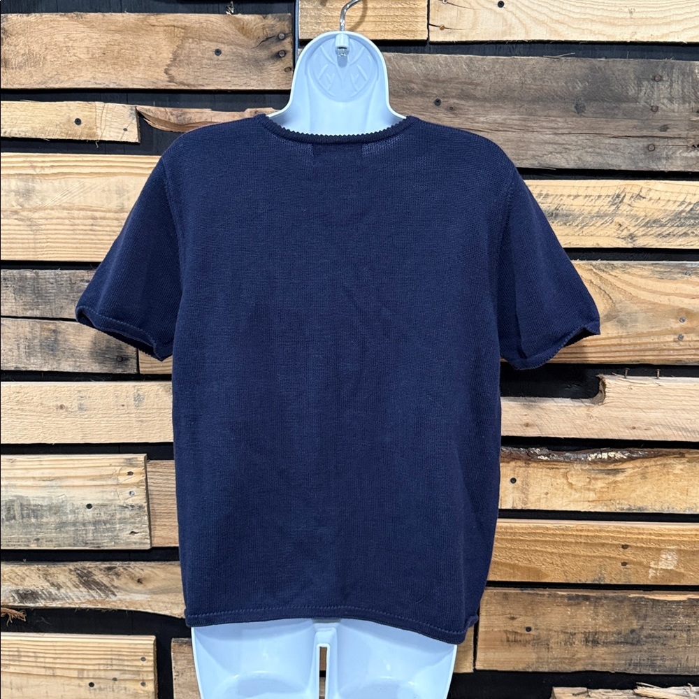 Grannycore Vintage Patchwork Embroidered Short Sl… - image 5